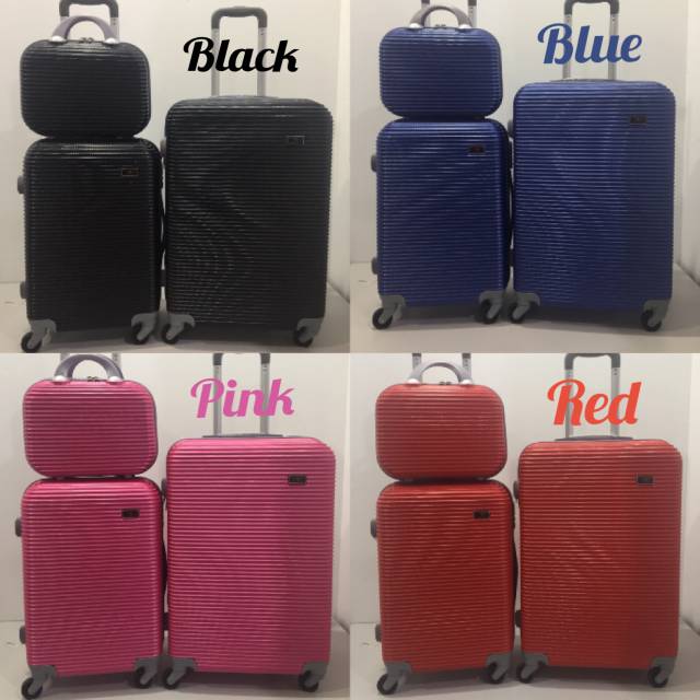 Koper Fiber Power Polo SET 3in1 BAGUS Tas Travel Koper ukuran 24inch, 20inch dan 12inch1