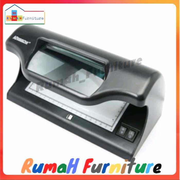 Krisbow Money Detector uang palsu dengan kaca pembesar