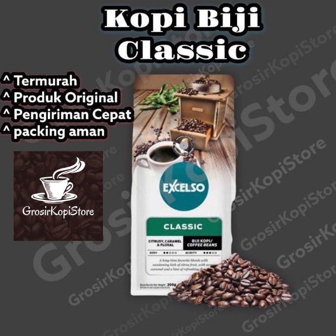 

PROMO Kopi Biji Excelso Classic 200g