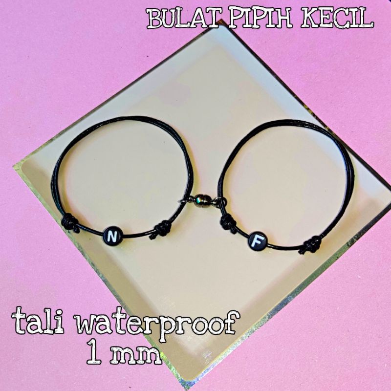 gelang couple magnet / gelang tali couple / gelang viral magnet / gelang magnet kecil