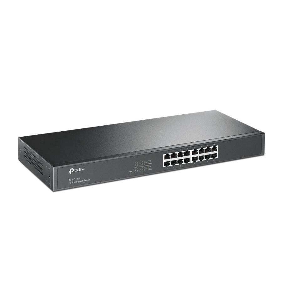 TP-Link TL-SG1016 16-port Gigabit Switch Rackmount | TPLink Switch Hub 16 port GARANSI RESMI