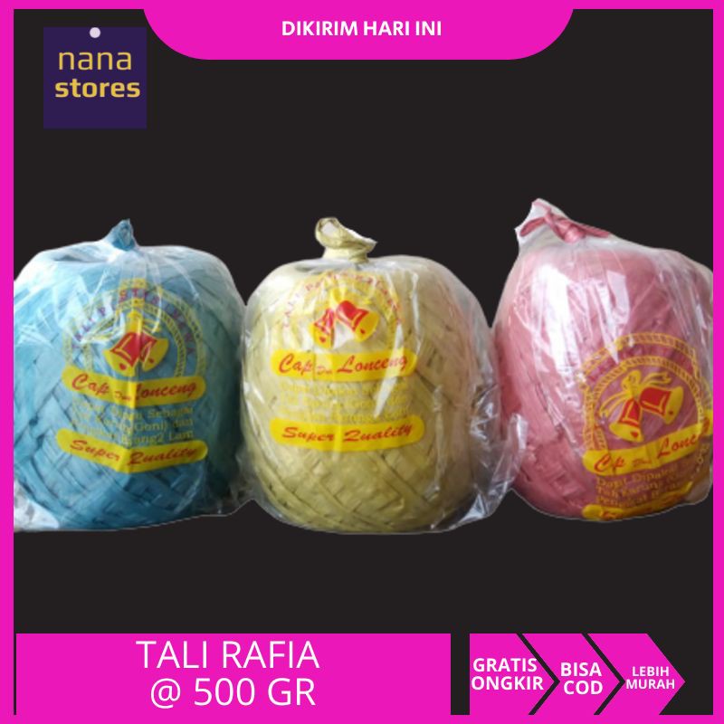 

Tali rapia, Rafia Berat 500 gr