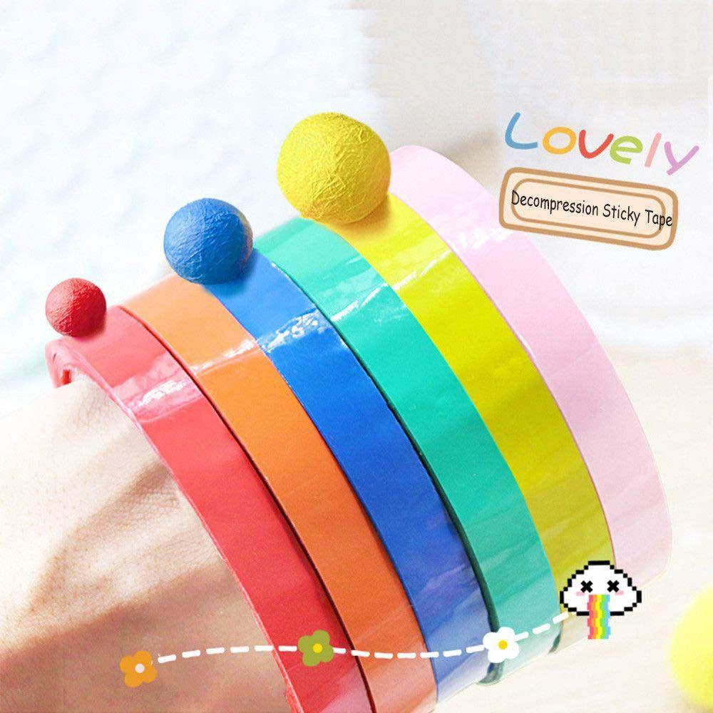 Lanfy Unzip Tape Relax DIY Stationary Fidget Toy Kids Gift Anti Kecemasan Tape Perekat