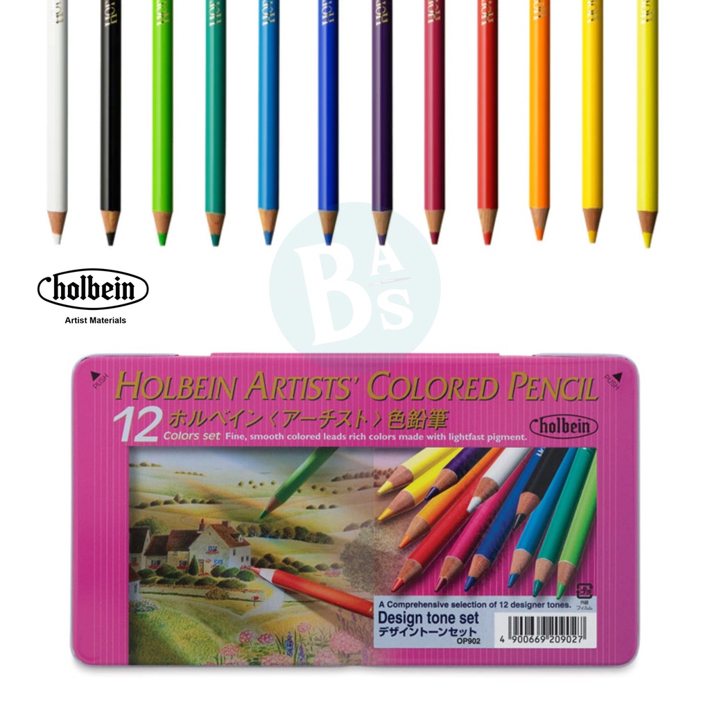

Holbein - Color Pencil Design Tone Set - Set of 12