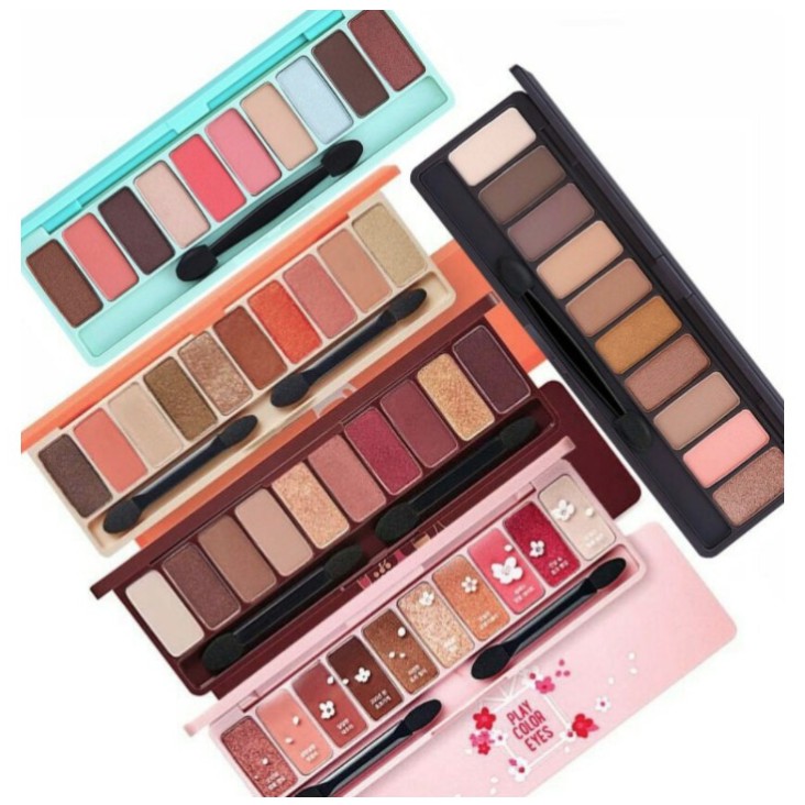 LAMEILA PLAY COLOR - Palet Eyeshadow 12 Warna Shimmer Tahan Lama Anti Air LA004 3596