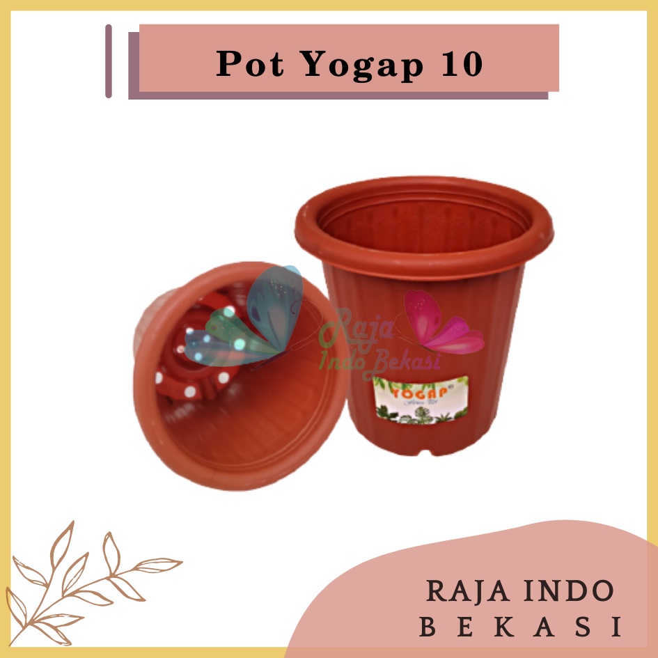 Pot Yogap 10 Merah Bata Coklat Bata Tinggi Tebal Berkualitas Pot Yogap 10 13 15 17 18 Murah