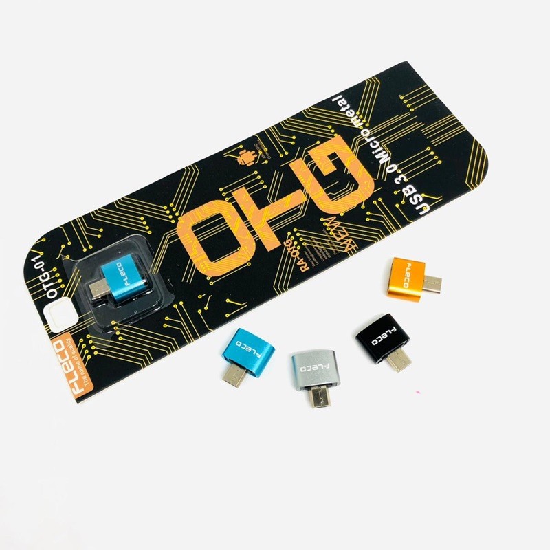 PROMO OTG FLECO ORIGINAL USB3.0 HIGH SPEED MICRO / TYPE C TRANSFER DATA FOR ANDROID SMARTPHONE