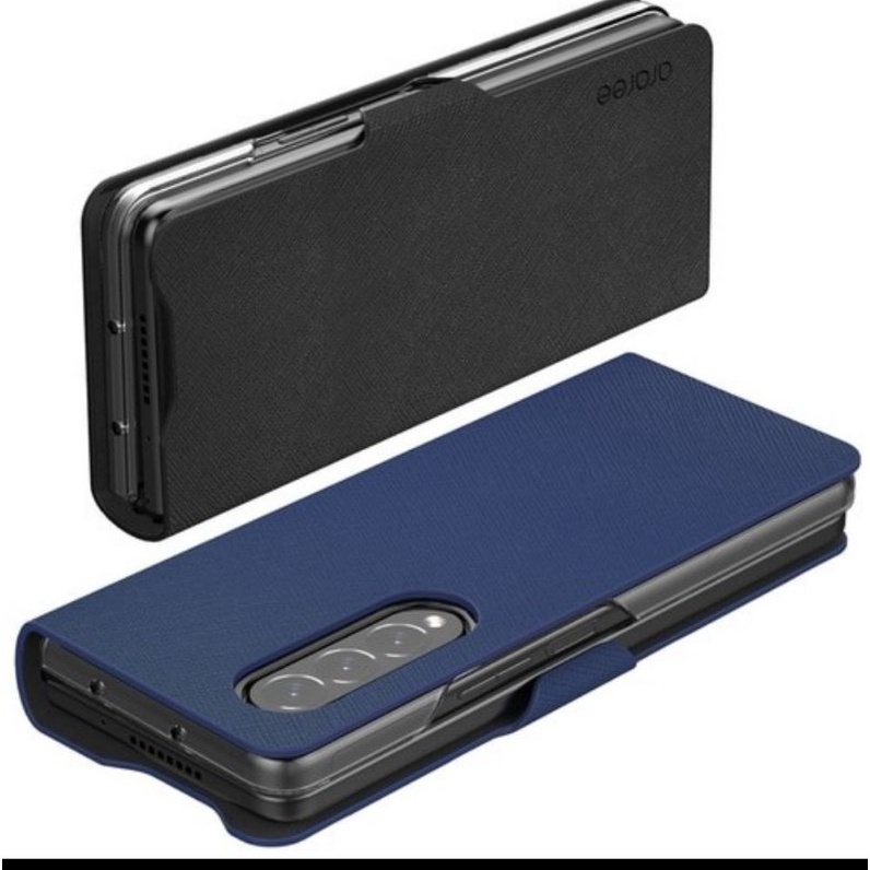 Original Soft Flip Case Samsung Galaxy Z Fold 2 & Fold 3 5G - Book Cover Premium Leather Folio Casin