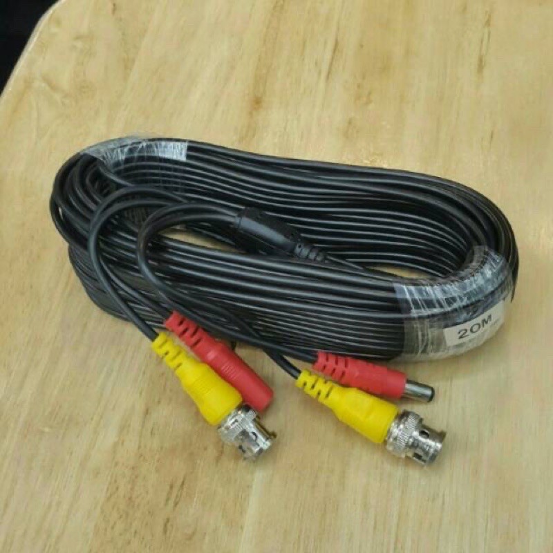 KABEL JADI 20METER +POWER DAN BNC SIAP PAKAI MURAH