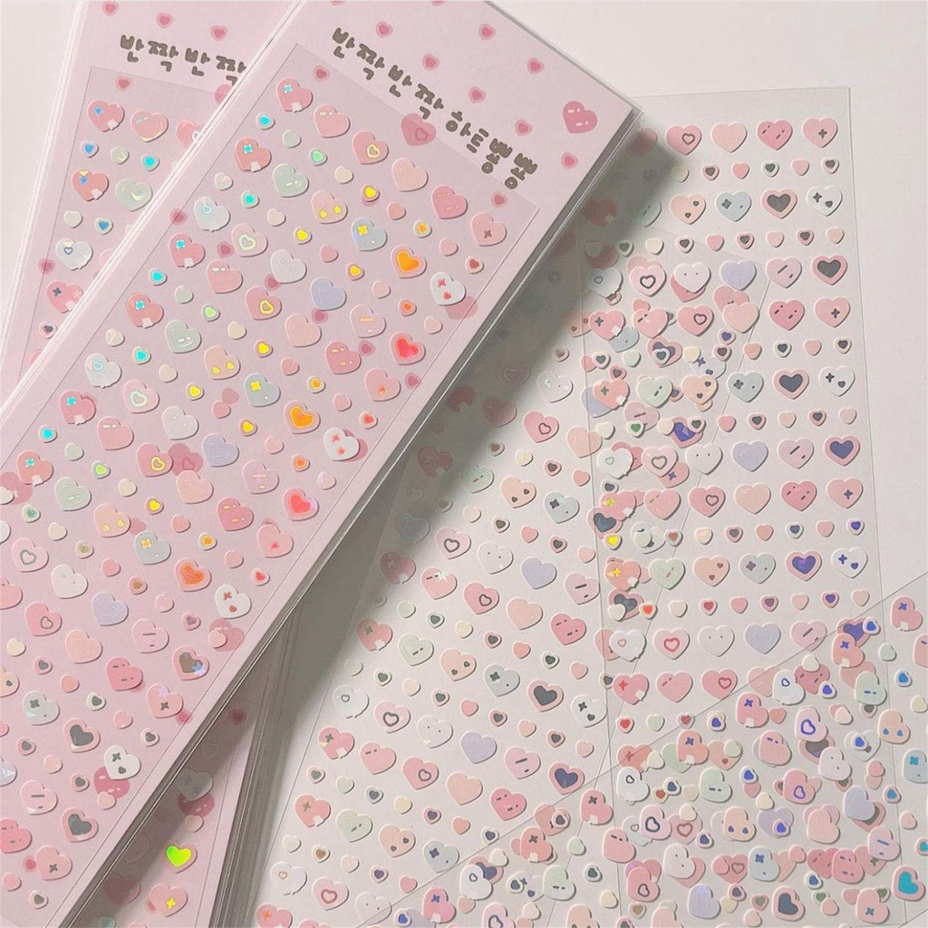 Populer Stiker Laser Scrapooking Dekorasi Alat Tulis Kawaii Hias Handmade Membuat Scrapbooking