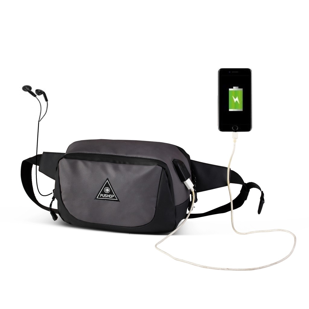 Waistbag USB Waterproof Pushop Stryker