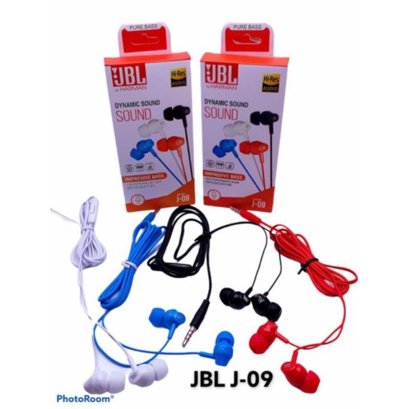 HF HEADSET JBL J-09 SUPER BASS PACKING INPORT