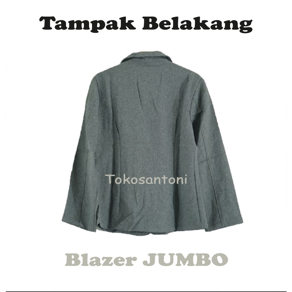 Blazer Jumbo Wanita Kantor Formal Big Size Murah Kekinian Blazer Wanita Jumbo