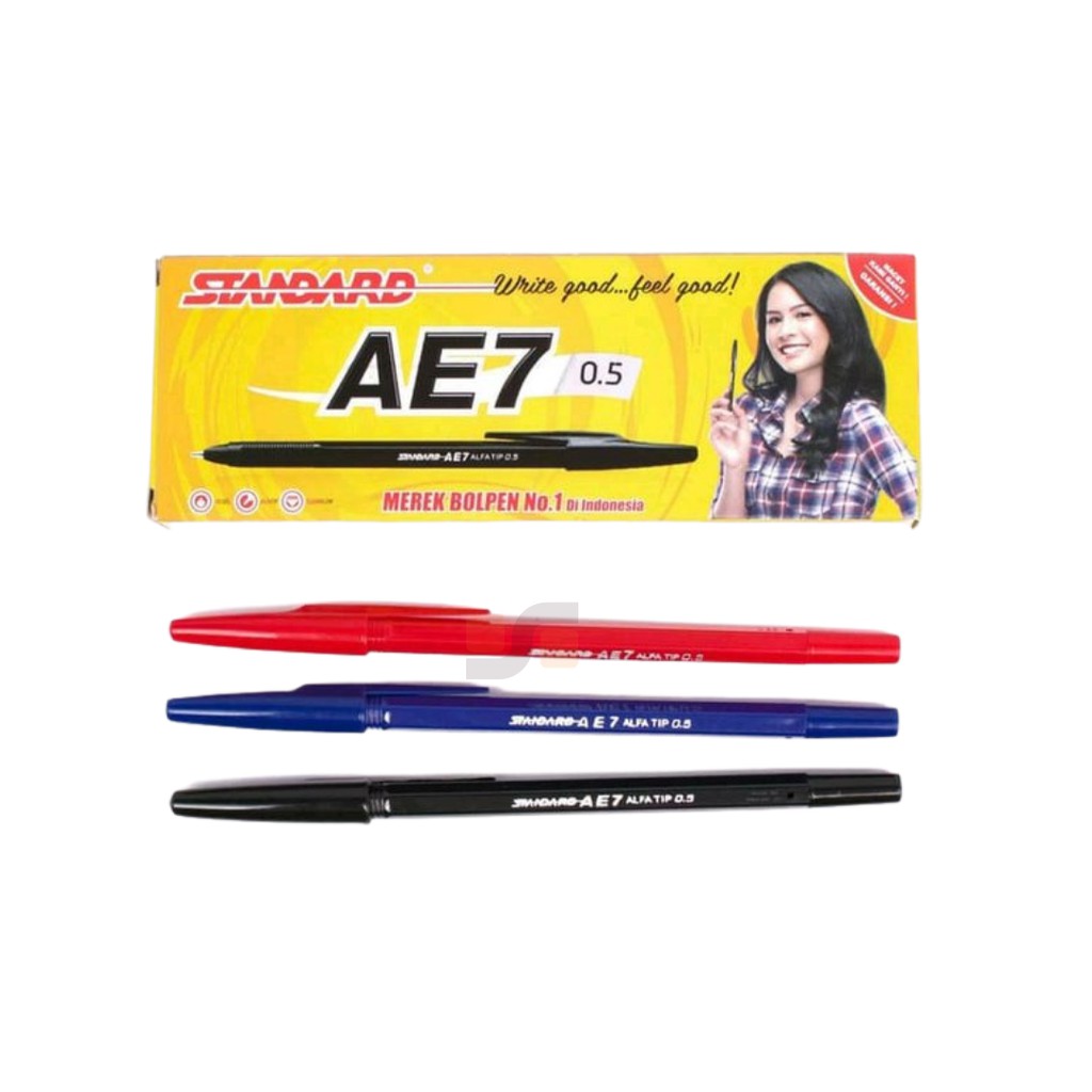 

Ballpoint Pena Pen Pulpen Standard AE7 0.5mm