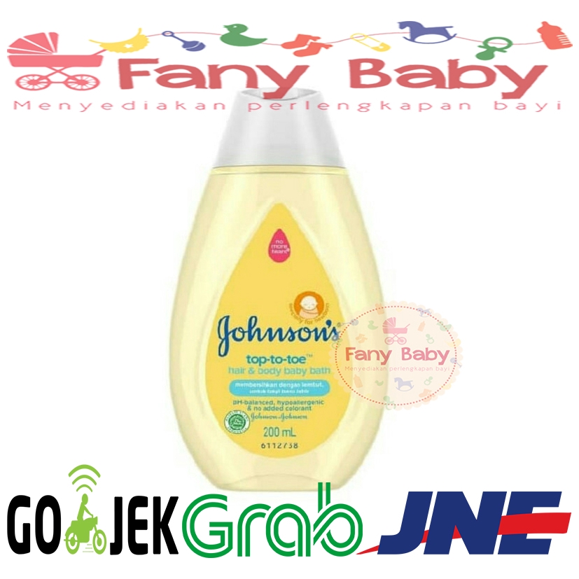 JOHNSON'S TOP-TO-TOE HAIR &amp; BODY BABY BATH 200ML