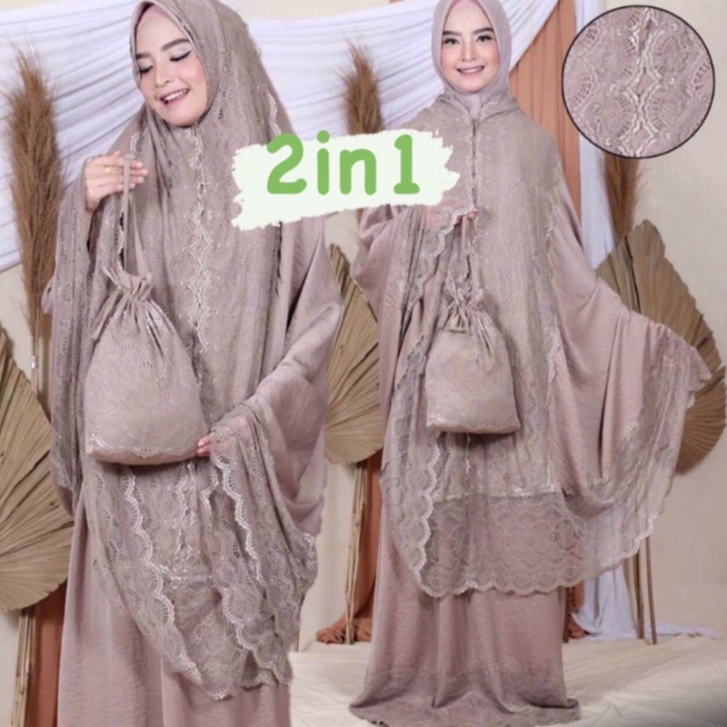 Mukena Zara Silk Premium 2 In 1