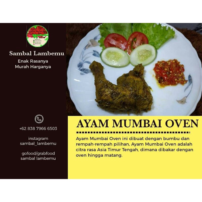 

Ayam Mumbai Oven