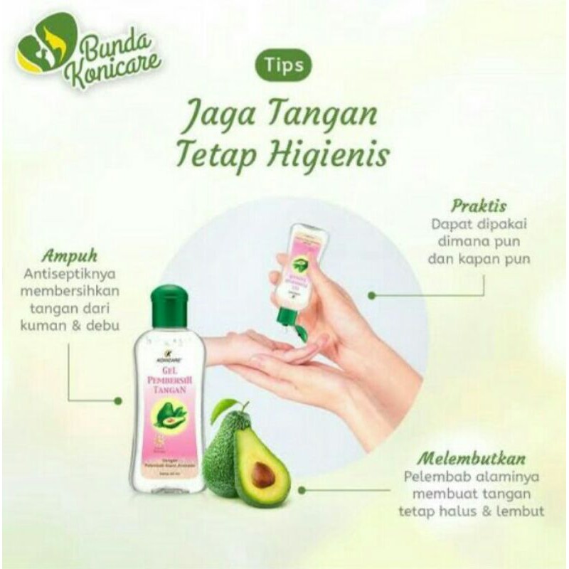 Konicare Gel Pembersih Tangan 60ml