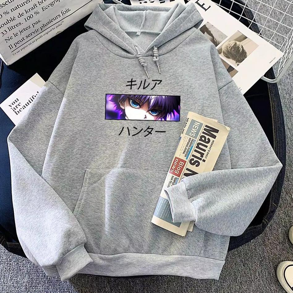 ➷ Jaket Sweater Hoodie Anime Jepang Pria Wanita Jumbo Fleece Tebal Terbaru Premium Baju Pakaian Cowo