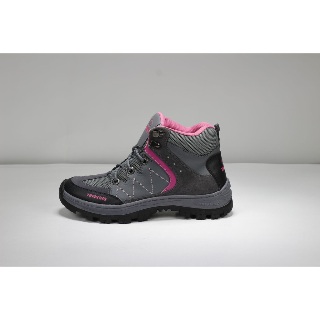 sepatu gunung wanita / sepatu trekking tms 120 pink