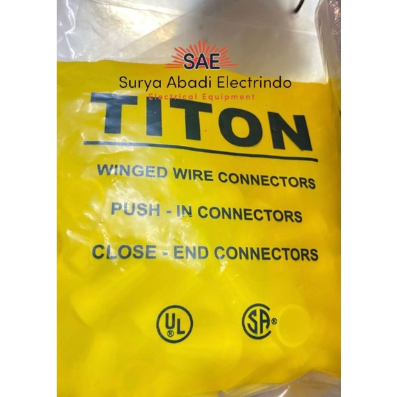 Lashdop titon penutup penyambung kabel