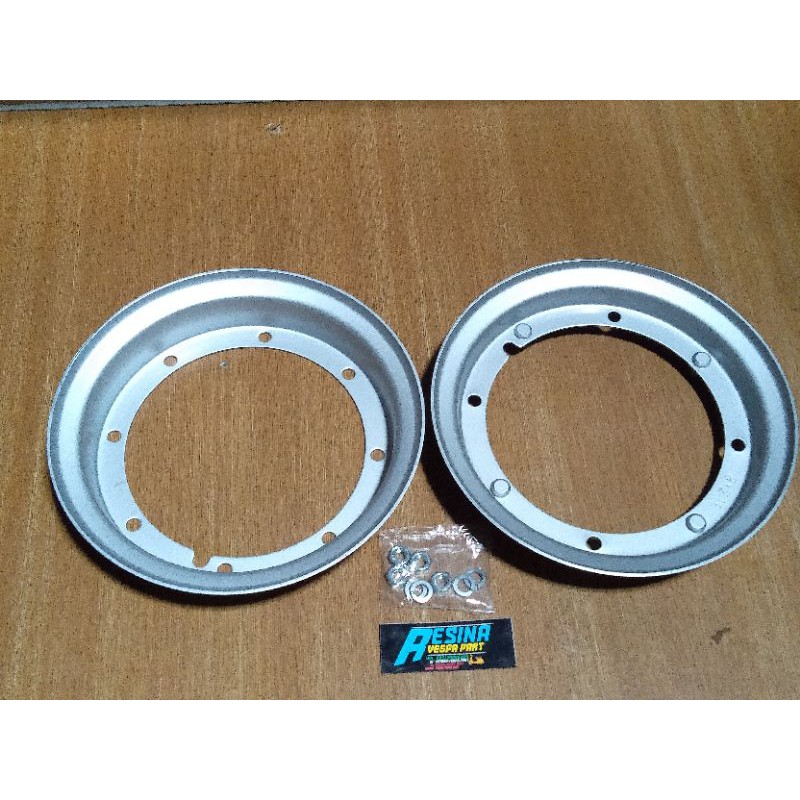 velk velg vespa ring 8 bahan besi tebal untuk vespa super strada ps