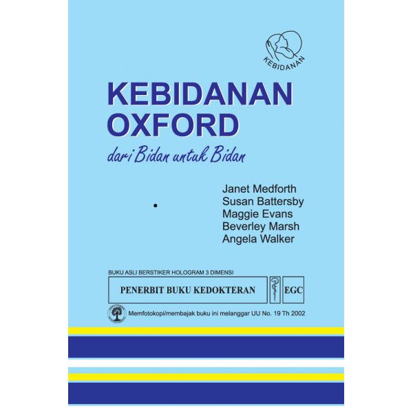 Buku ORIGINAL - Buku Kebidanan Oxford dari Bidan untuk Bidan Janet Medforth EGC