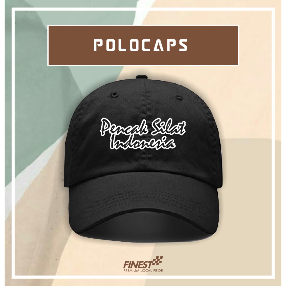 Topi Polocaps Rafel Wash Cap Besi Pencak Silat INDONESIA