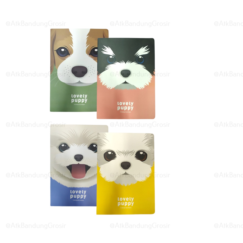 

Buku Tulis Notebook Impor Languo LG-20769 Lovely Puppy Ukuran Boxy B5 – Satuan