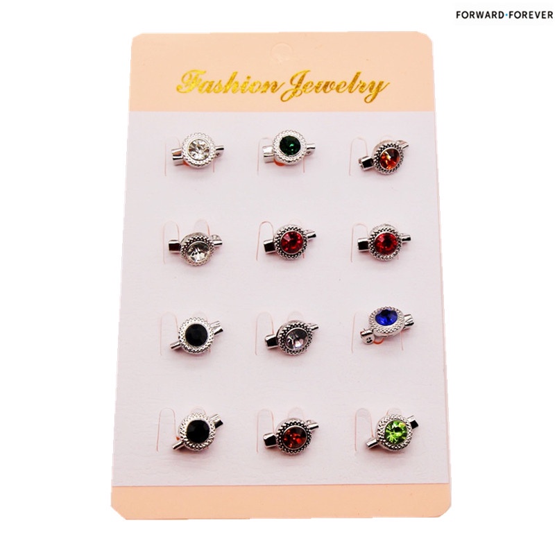 High quality safety pin with drill small needle cute pin baby brooch M70019