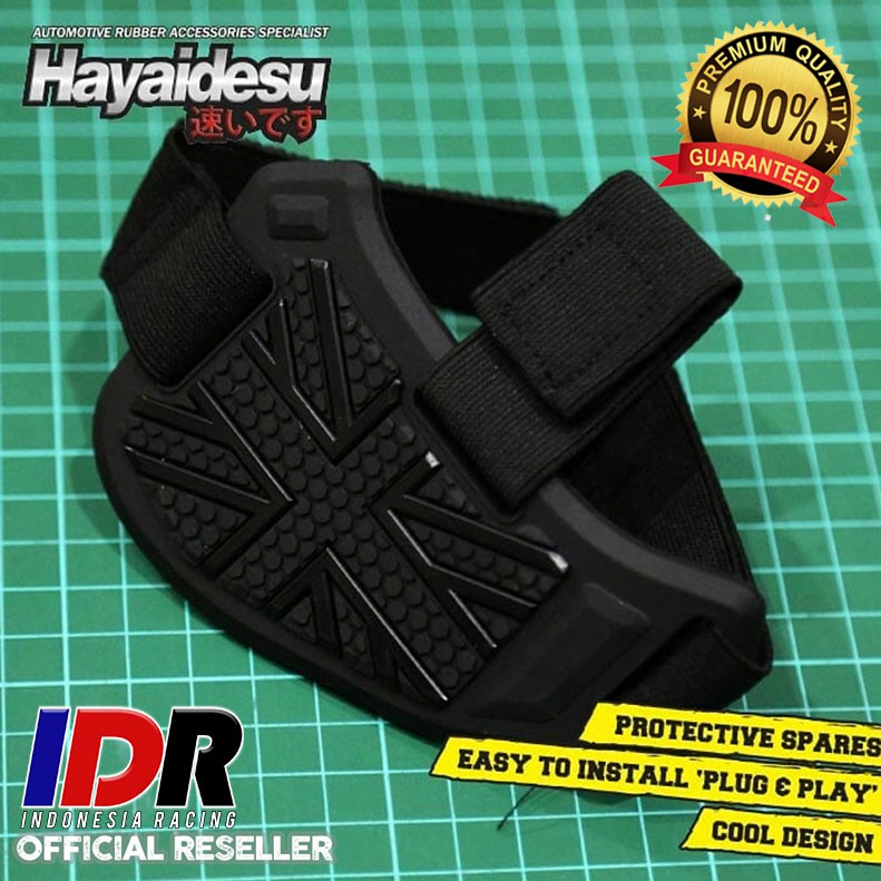 Hayaidesu Shift Gear Pad Pelindung Sepatu Motor