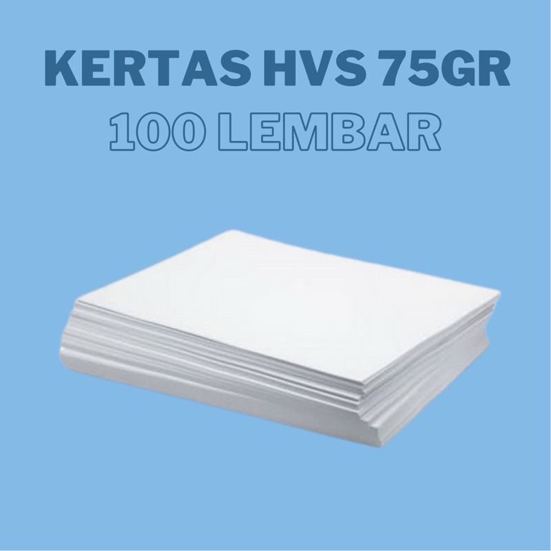 

Kertas HVS A5 75gsm Kertas HVS A5 75gsm Murah (isi 100 lembar)