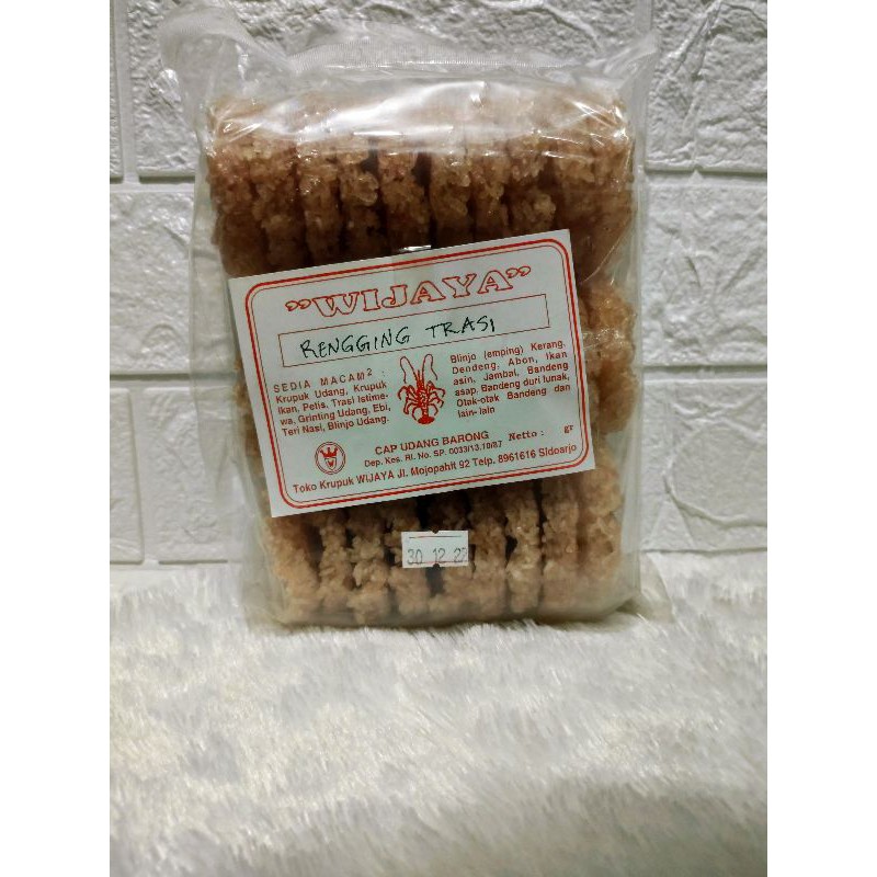 

Kerupuk / Krupuk Rengginang Trasi / Terasi Wijaya Sidoarjo 450gr