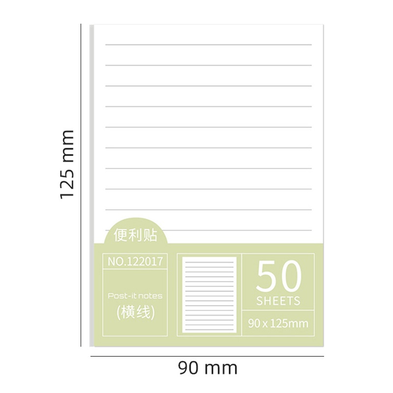 50 Sheets Multi-Function Sticky Notes Student Mini Strong Sticky Memo Pad