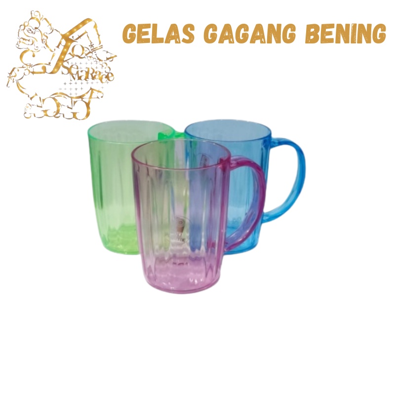 GELAS MINUM CANGKIR PLASTIK WARNA