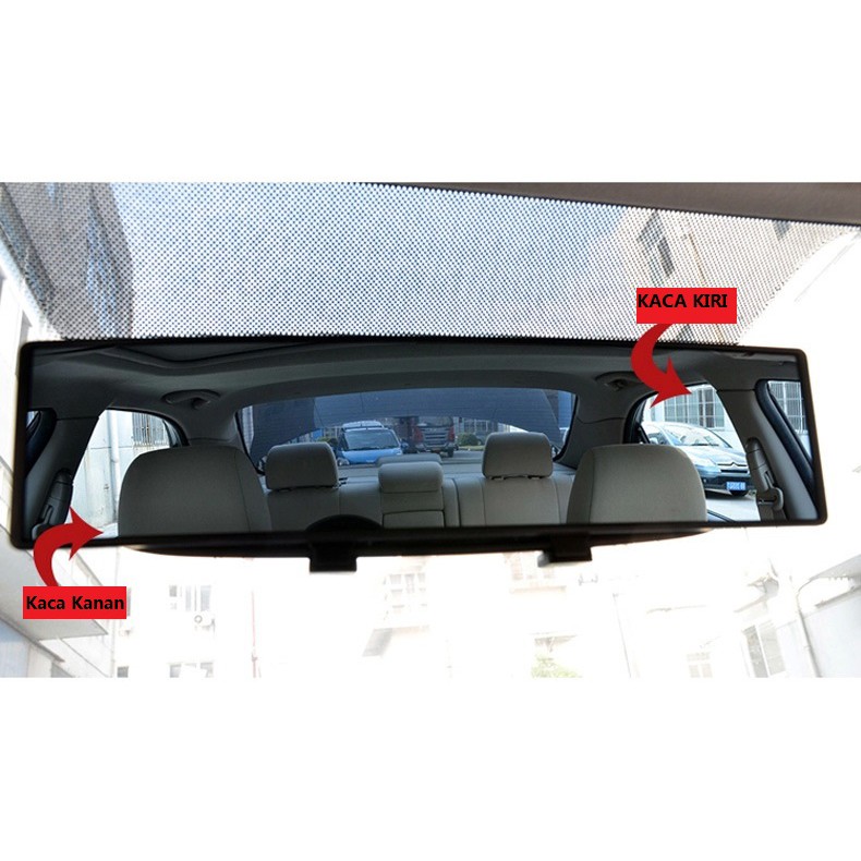 Kaca Cermin Spion Kabin Petak Cembung Penglihatan meningkat 290% Car Blind Spot Curve Mirror