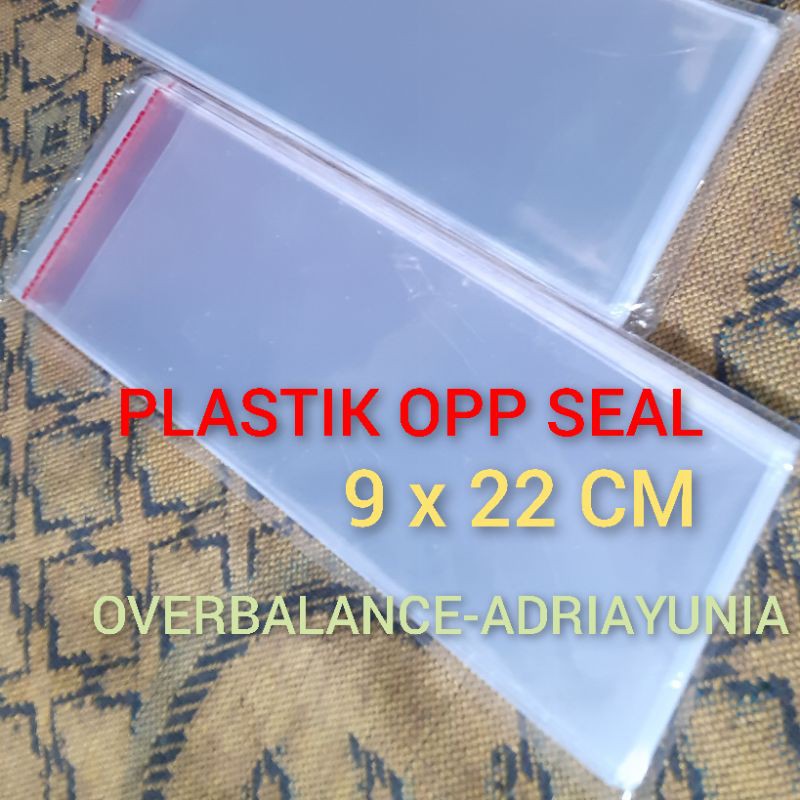 Plastik OPP Seal 9 x 22 cm seal - Plastik Opp 9x22 Roti-Souvenir