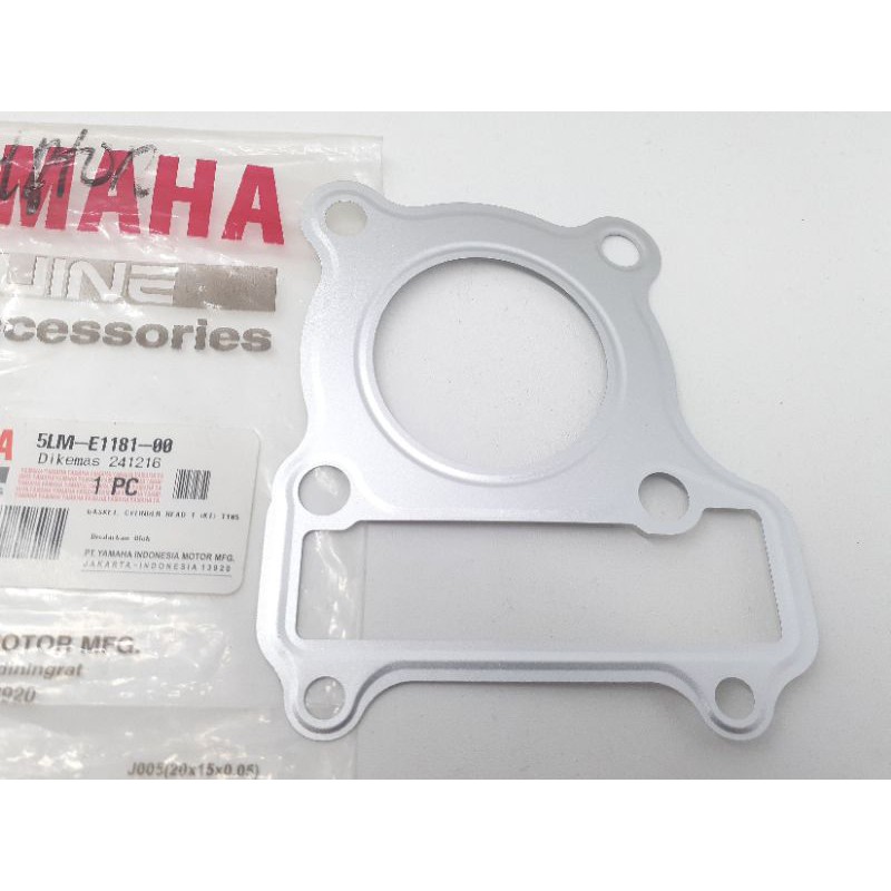 paking perpak blok head crypton vega r original ygp 5lme118100