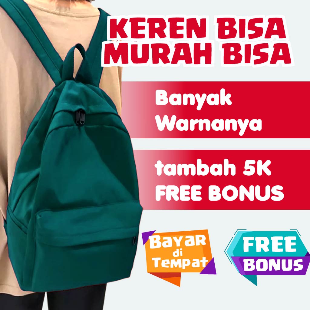 Tas Ransel Punggung Gendong Bahu Backpack Kondangan Kecil Mini Wanita Cewek Remaja Cewe Kekinian Ter