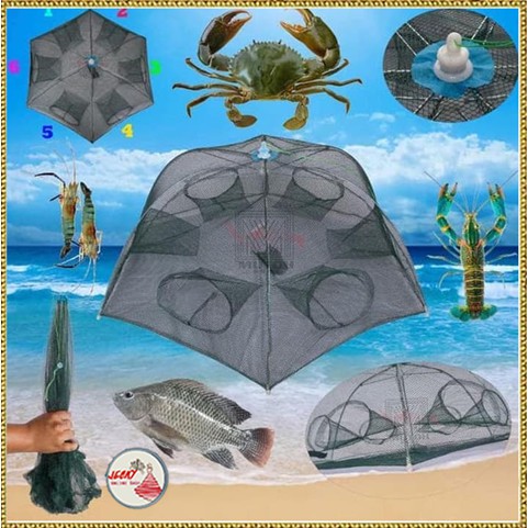 Perangkap ikan 6 lubang/perangkap kepiting,lobster dan udang