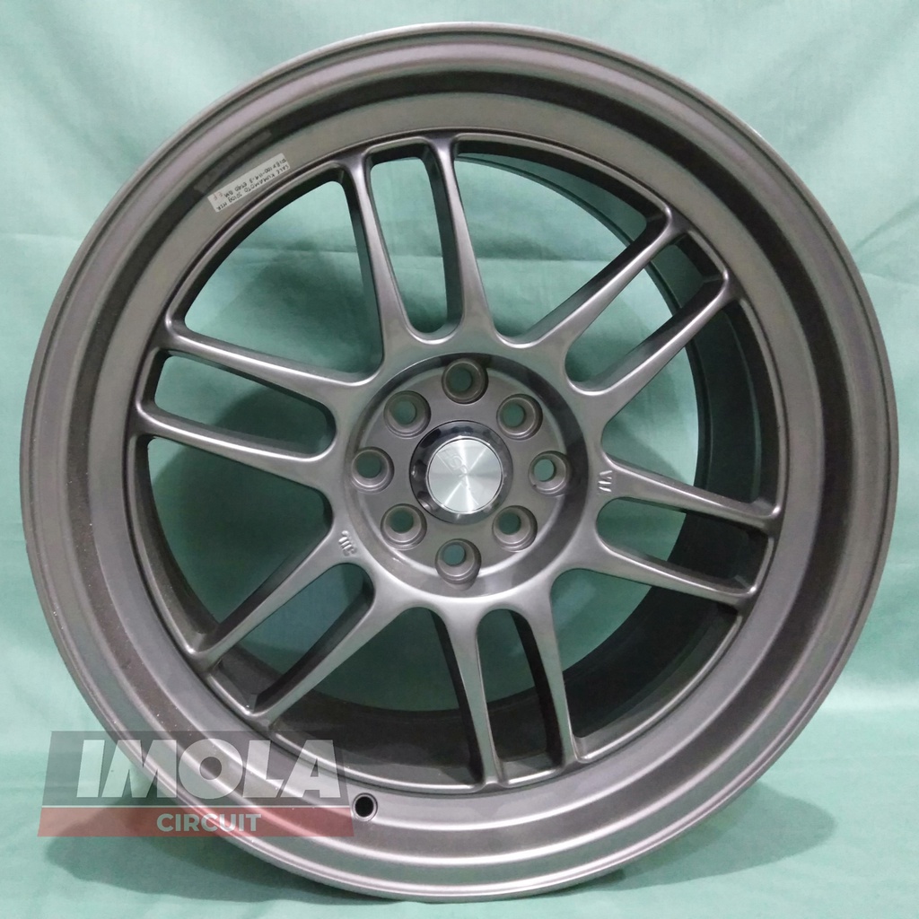 Ready stock velg mobil racing murah ring 18 HSR wheel KUMAMOTO R18 pcd 4 Grey xenia avanza mobilio