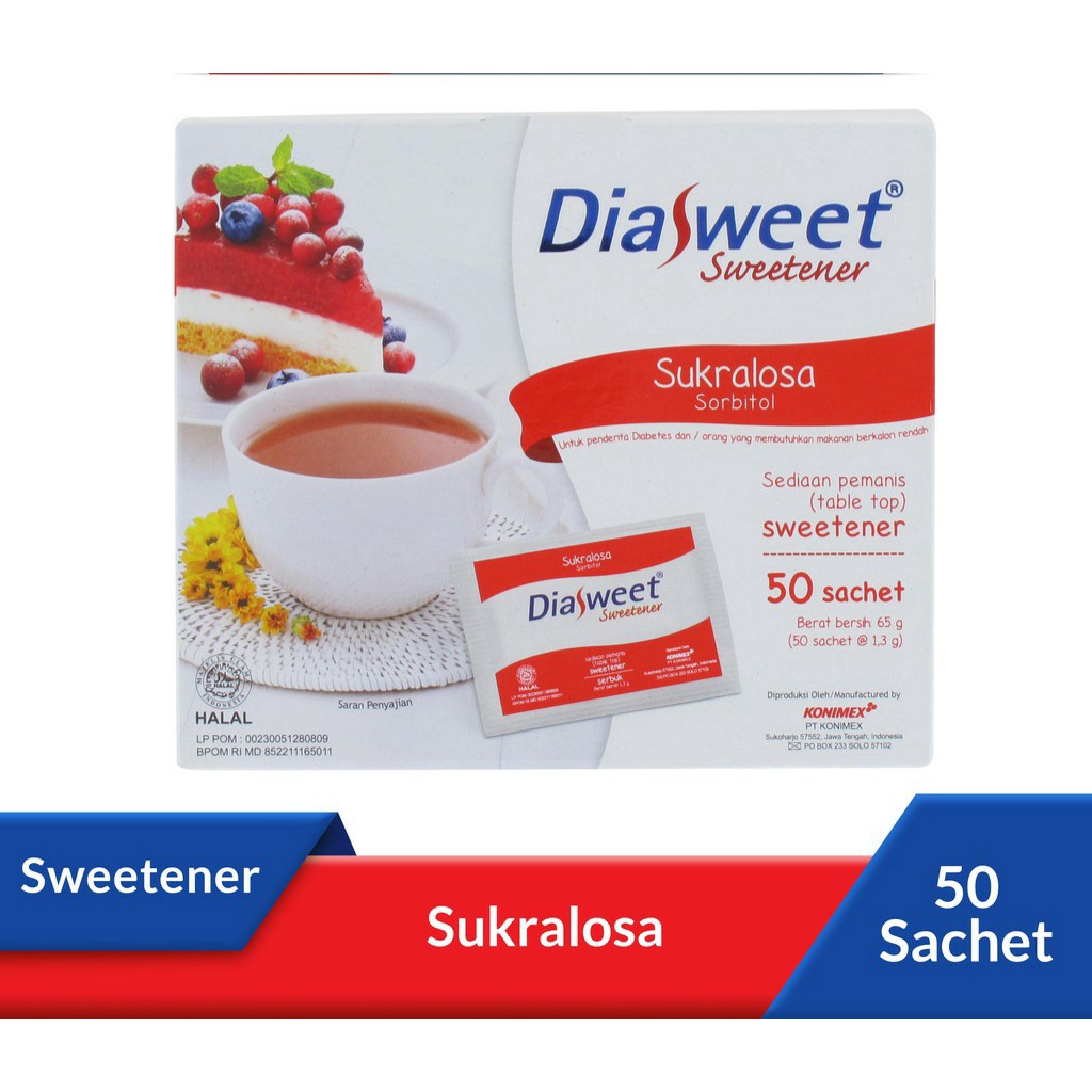 Diasweet Sweetener Sukralosa