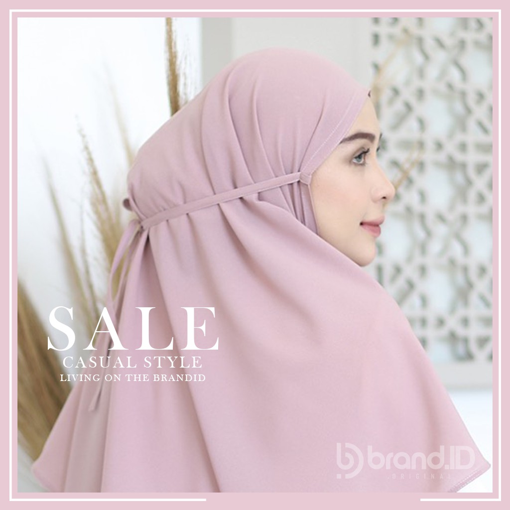 BERGO MARYAM BAHAN DIAMOND PREMIUM / BERGO TALI / HIJAB INSTANT