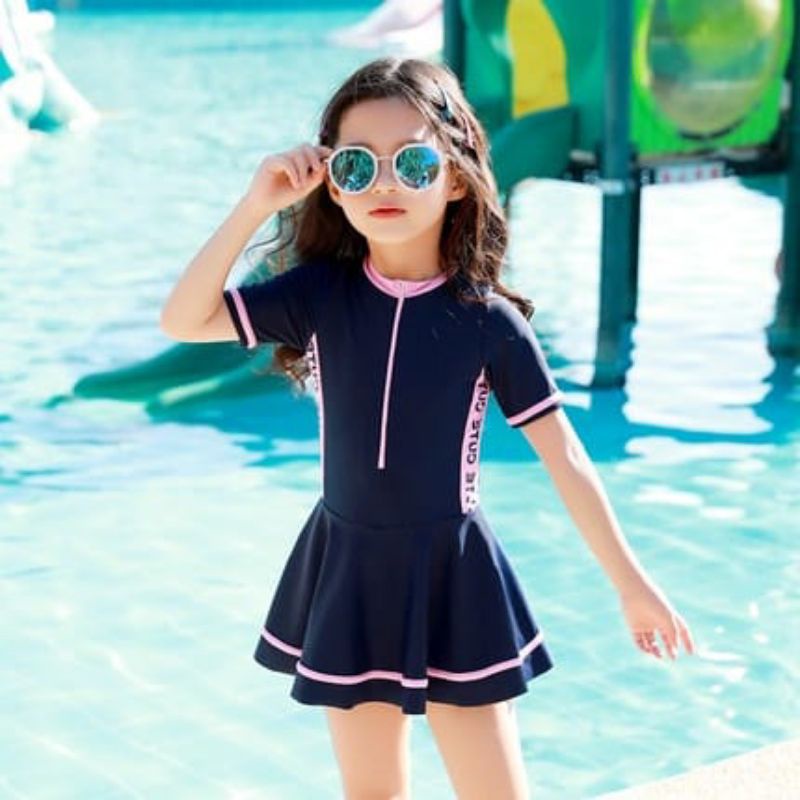 Baju renang anak cewek Baju renang diving Girls swim suit