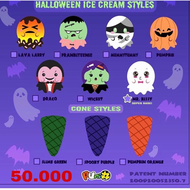 Punimaru Hallowen Ice Cream Stack
