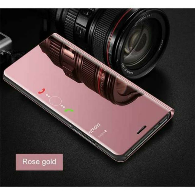 CASE OPPO A54 / OPPO A74 (4G/5G) CLEARVIEW MIRROR MAGNETIC AUTOLOCK ORIGINAL STANDING COVER