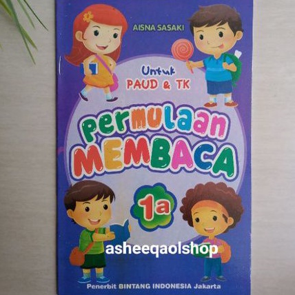 Buku Permulaan membaca untuk anak TK/paud 1a