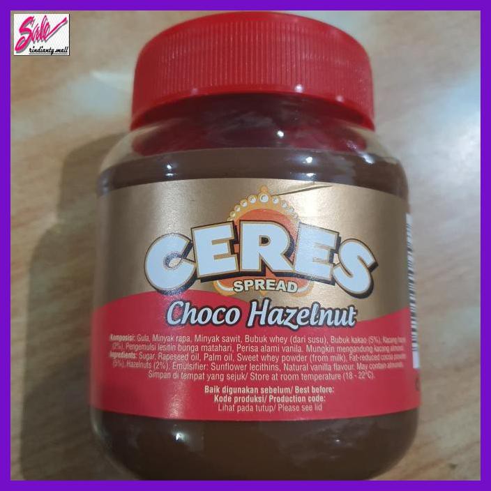 

SAKMACOKLAT- CERES CHOCO HAZELNUT SPREAD 350 GRAM/ FILLING JAM SELAI COKLAT -MAKANAN-MINUMAN.