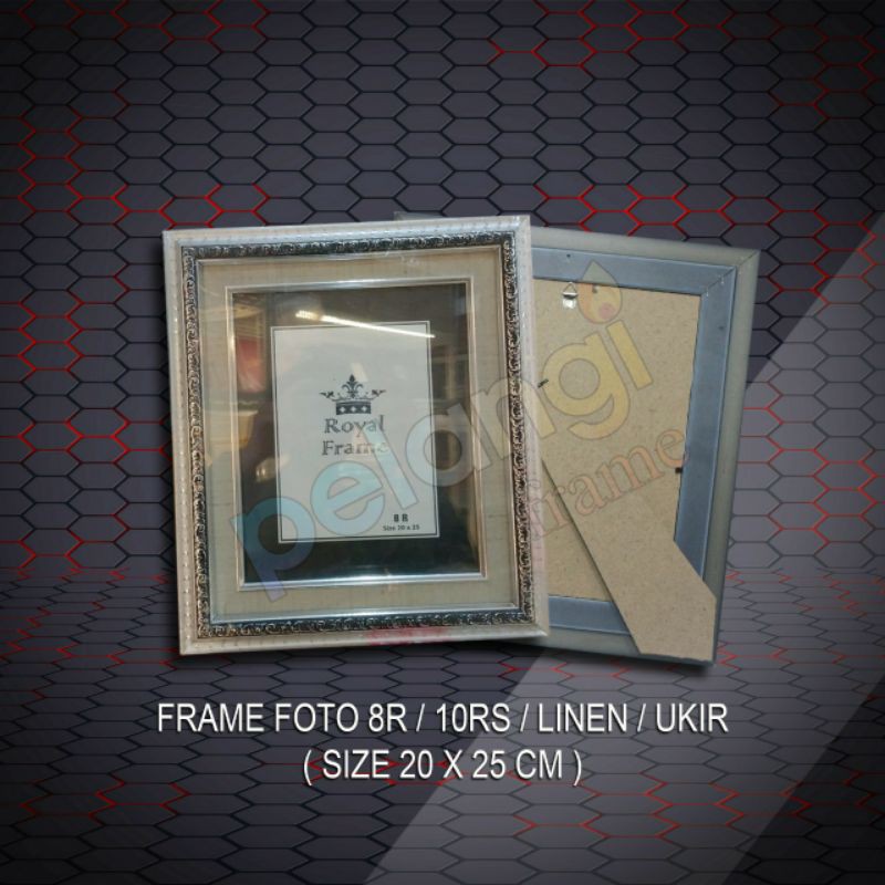 Bingkai/Frame/foto/8R/10Rs/20x25cm/linen