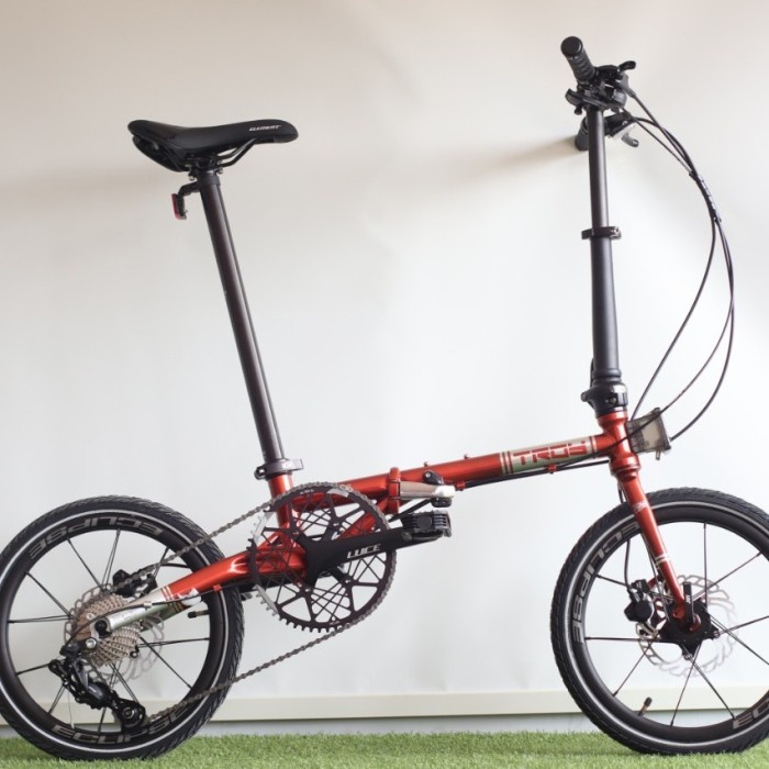 SEPEDA LIPAT 16" ELEMENT TROY X9 2021 9 SPEED CHROMOLY HYDRAULIC